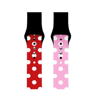 Strap For apple watch band 44mm 40mm iwatch band 38mm 42mm Printing Silicone bracelet correa apple