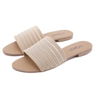 Fashionable Korean Flat Sandals hard sole design for women