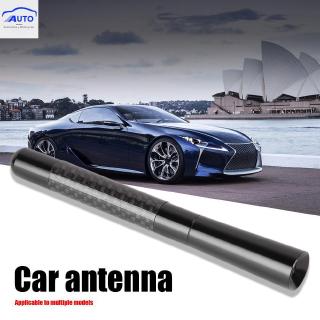 ✿ITEC✿Car Styling Roof Antenna Carbon Fiber Screw Metal Stubby Mast Antenna 12cm