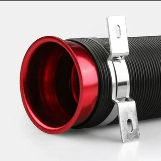 76mm Car Air Intake Pipe Air Filter Cold feed Flexible Inlet (3)