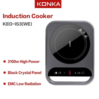 Ready Stock/ஐKONKA Induction Cooker 2100w High Power Smart Induction Cooker 8-speed Adjustment Induc