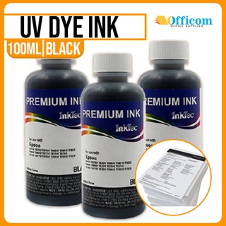 Premium UV Dye Ink 100ml Black INKTEC INK