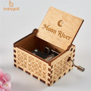Ready Stock Hand Operation Playing DIY Wooden Music Box You Are My Sunshine Birthday Gift (2)