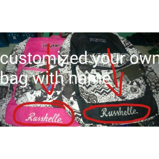 COD customize Bag ADD on NAME (only 50)