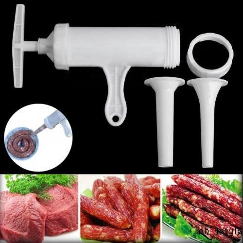♪TY★Manual Sausage Machine Filler Hand Operated Maker&Funnel