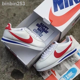 sports shoes۞♀Couple Shoes Nike Cortez Leather Women and Men Classic Forrest Gump Running Shoes Spor