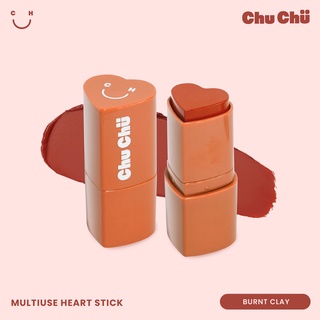 Chu Chu Beauty Multiuse Heart Stick In Burnt Clay