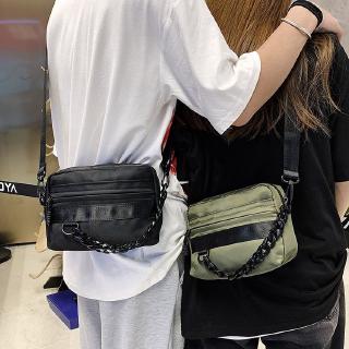 On Sale 3 Colors Ulzzang Korean Fashion Nylon Men Sling Bag Shoulder Bag Crossbody Bag Messager Bag for Men Birthday Gift