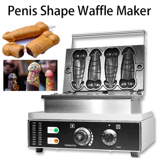 Commercial Use A Piece of Gayke Penis Shape Waffle Maker Iron Stick Baking Machine Hot Dog Sausage