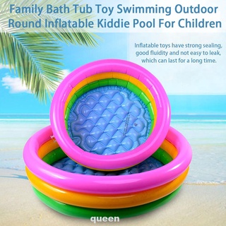 bath toy❀☃▲Round Multifunction Swimming Portable Family Water Play Bath Tub Toy Inflatable Kiddie