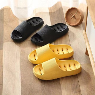 MEN SLIPPER✧☃△Japanese thick soled bathroom quick-drying slippers home indoor slippers go out height