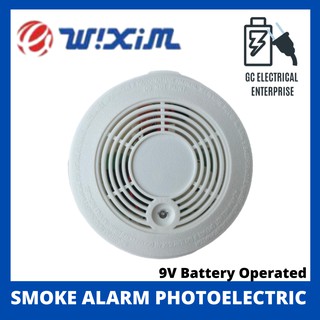Fire Smoke Alarm Photoelectric Smoke Sensor Smoke Detector Sensitive 9V Fire Alarm