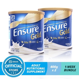 【Available】Ensure Gold HMB Vanilla 400G For Adult Nutrition Bundle of 2