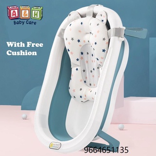 Baby Foldable Bath tub with free cushion