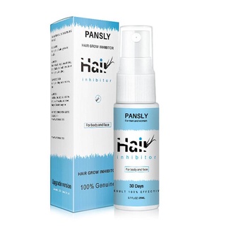 Pansly hair growth inhibitor 20ml Women Hair Removal Spray Cream Painless Beard Legs Armpit Smooth