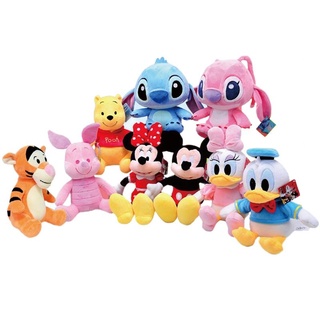 Disney Winnie the Pooh Mickey Mouse Minnie Dolls Lilo Stitch Donald Duck Daisy Animal Stuffed Plush
