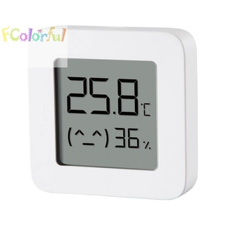 （•ᴗ•FColorful）XIAOMI Mijia Bluetooth Thermometer 2 Digital Temperature Humidity Smart Sensor