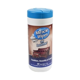 Miracle Wipes Set Of 30 Wet Wipes Leather Wipes∩