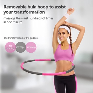<cod> Adjustable hula hoop Fitness exercise hula hoop foam adult thin waist fitness