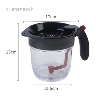 Xiangraozh The new kitchen tool soup residue filter oil filter soup oil separator with filter oil trap