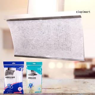 【Ready stock】2Pcs Range Hood Grease Filter Paper Oil Absorbent Dirt Stopper Kitchen Appliance