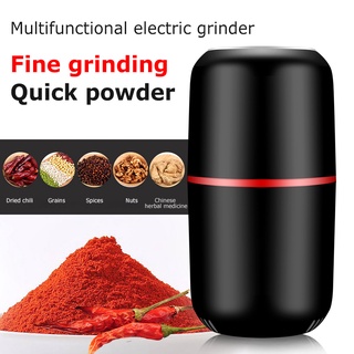 Mini Electric Coffee Grinder Multifunction Kitchen Salt Pepper Grinder Household Powerful Beans Her1