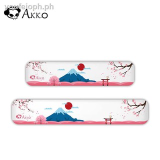 *NEW* AKKO Mt. Fuji cherry pink hand rest mechanical keyboard computer palm mouse wrist gaming 87 ke (2)