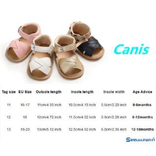 ❥☀✿SEEBaby Girl Non-slip Toddler Princess Shoes Newborn Baby Summer Sandals (9)