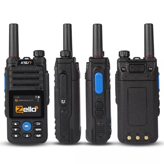 2pcs KSUN ZL10 Network Transceiver Zello Walkie Talkie Long Range 4G GPS WIFI Mobile Ham Radio Amate