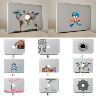 Removable Laptop Partial Skin Decal Sticker for Apple Macbook 13.3 air pro