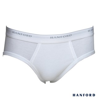 Hanford Mens Hipster Briefs - White (1PC/Single Pack)