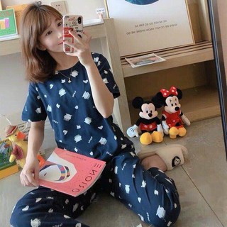 Adult，100％cotton Thick cotton terno pajama for Lady