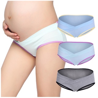 3Pcs/Lot Pregnancy Underwear Panties Pregnant Low Waist Cotton Maternity Briefs For Pregnant Women