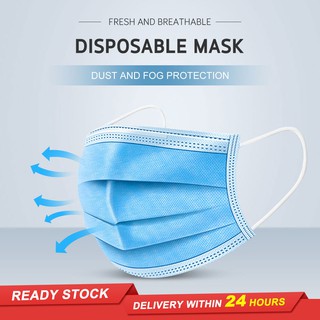 In Stock 20/50 pcs Mask 3ply MouthMask Disposable Dust-proof And Breathable Mask (1)