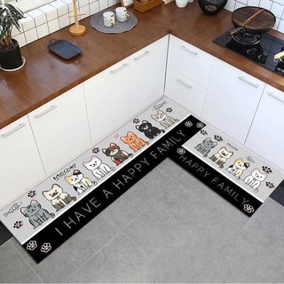 YHS Floor Mats Non-Slip Kitchen Mat Set Backing Doormat