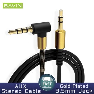 BAVIN AUX15 3.5mm Jack AUX Cable Cord Male to male Aux Audio Cable Jack Microphone for Speaker