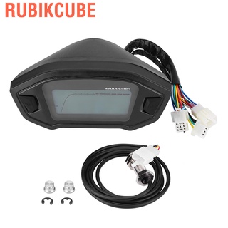 High Quality Motorcycle Colorful LCD Speedometer Odometer Tachometer (1)