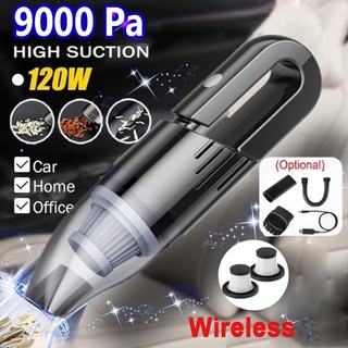 3In1 Car Vacuum Cleaner Portable Mini Vaccum Cleaner Handheld Wireless For Home And Car