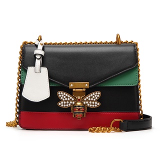 2021 New Woman Shoulder Bag High Quality PU Chain Diagonal Small Bag Luxury Designer Handbag