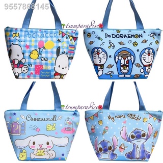Insulated Bag Snoopy Kerokeroppi Kuromi Pochacco Doraemon Cinnamoroll Stitch Little Twin Stars