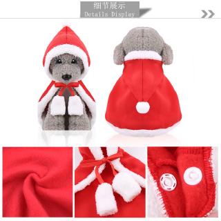 Dog clothes cat christmas hat cloak pet supplies (2)