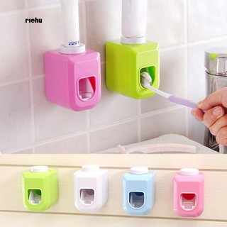 Richu_Fashion Bathroom Home Wall Mount Touch Automatic Squeezer Toothpaste Dispenser