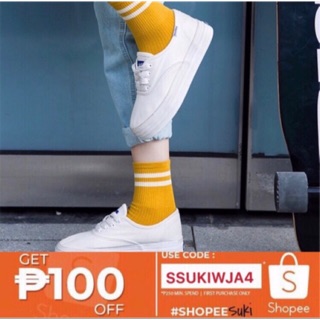 Korean Ulzzang Plain Sock Sport Sock For Women Girl/COD Set Of 6 (1)