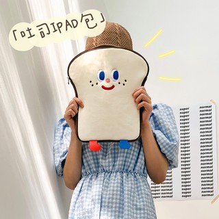 Milkjoy Toast Ipad Bag 11 Inch 10.5 Inch 9.7 Inch Bread Man Liner Bag Girl Tablet Bag