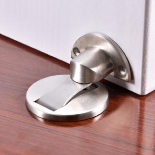 Heavy Duty Zinc Alloy Magnetic Door Stopper Hidden Floor Mount Door Catch Free Punching Door Holder (1)