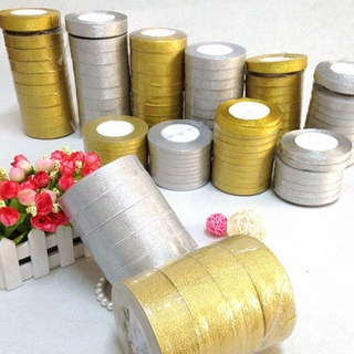 Materials 25 Yard DIY Ribbon Decorative Silk Satin Handmade 6mm