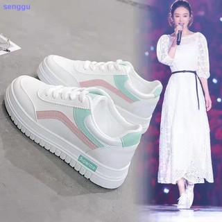 Little white shoes female 2021 spring and autumn all-match student female shoes street clapper shoes casual flat shoes new single shoes