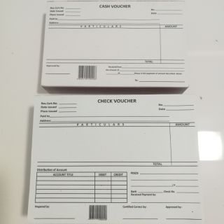 AMERCH Cash/Check Voucher Receipt Duplicate (5 PADS)