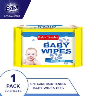 【Ready Stock】Baby Wipes ۞❍۩Baby Tender Baby Wipes 80's Pack of 1