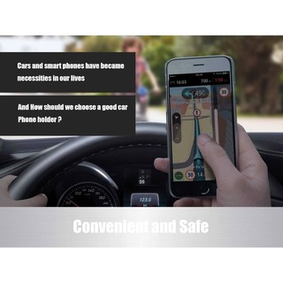 Universal Antiskid Car Phone Holder Clip HUD Design Dashboard Adjustable Mount (2)